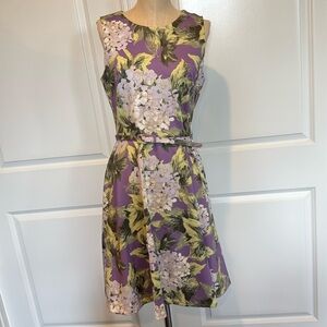White House black market floral dress Size 8